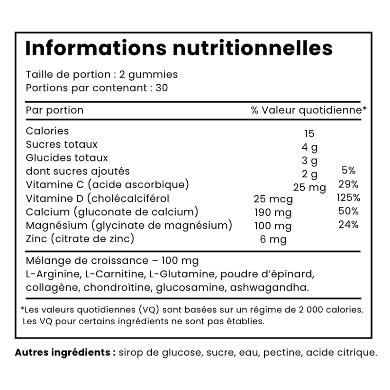 GENEUP+ | Gummies Croissance Naturelle