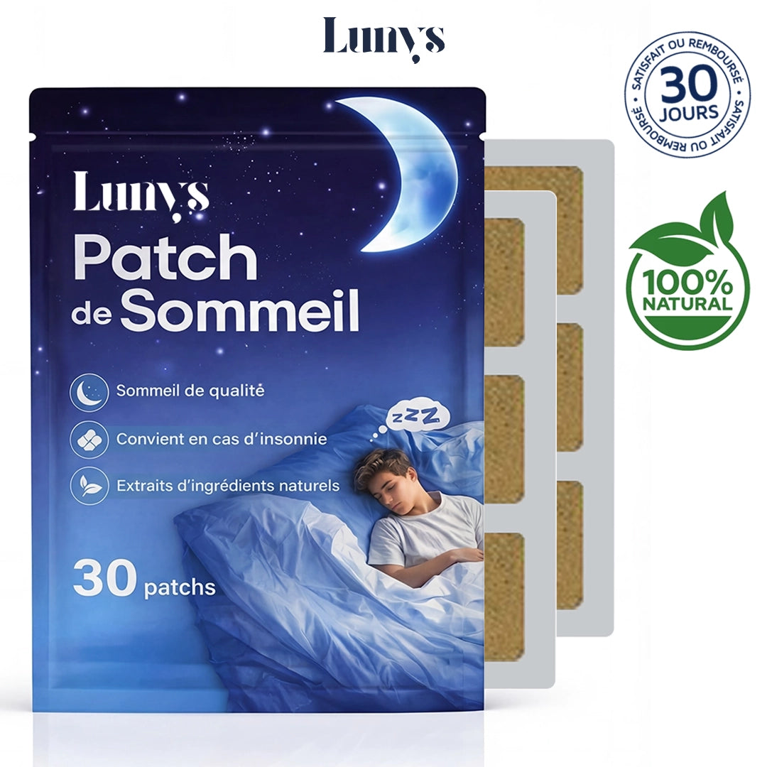 Lunys® – Patch Naturel | Sommeil Facile.