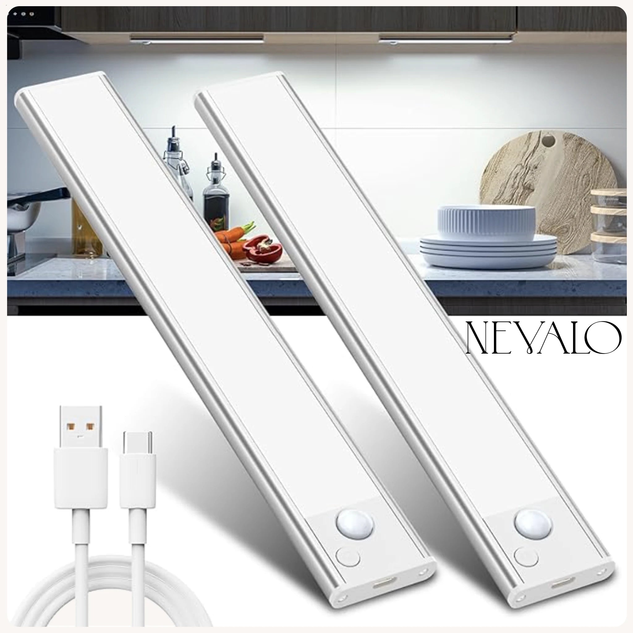 Nevalo™ 2.0 La lampe magnétique à détecteur de mouvements..